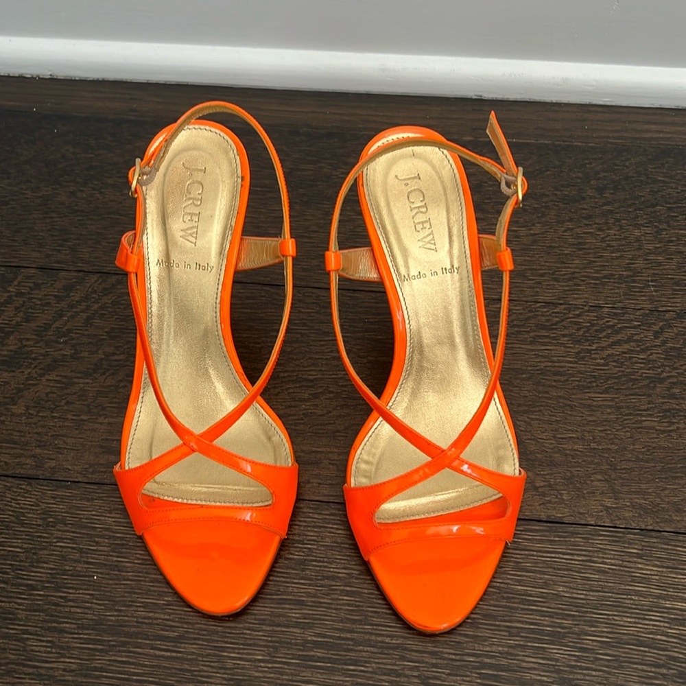 Jcrew Orange Heels